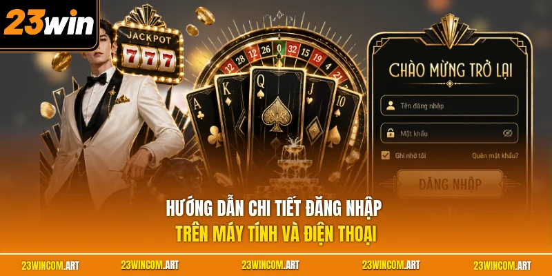 Hướng dẫn chi tiết đăng nhập trên máy tính và điện thoại