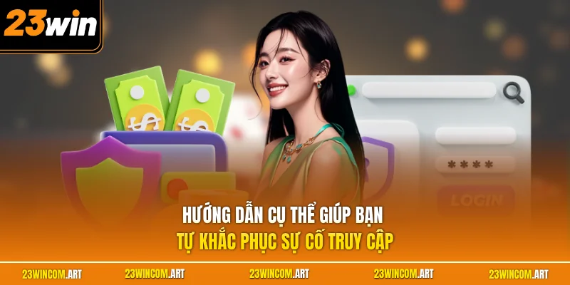 Lỗi Đăng Nhập 23WIN - 3 Cách Khắc Phục An Toàn Chi Tiết 2 Hướng dẫn cụ thể giúp bạn tự khắc phục sự cố truy cập
