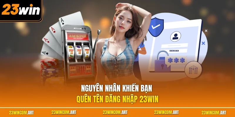 Quên Tên Đăng Nhập 23WIN - Hướng Dẫn Tips Xử Lý Cho Tân Binh 1 Nguyên nhân khiến bạn quên tên đăng nhập 23WIN