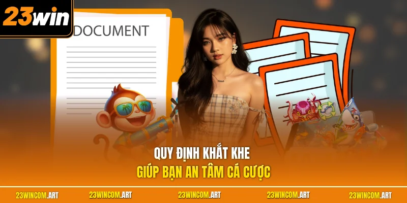 Quy định khắt khe giúp bạn an tâm cá cược