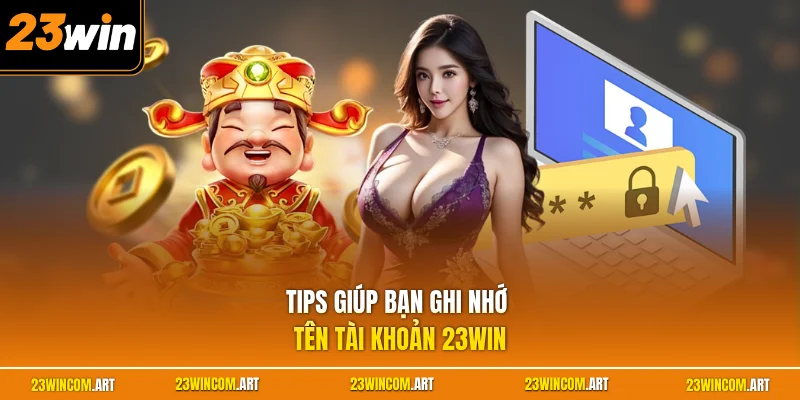 Quên Tên Đăng Nhập 23WIN - Hướng Dẫn Tips Xử Lý Cho Tân Binh 3 Tips giúp bạn ghi nhớ tên tài khoản 23WIN